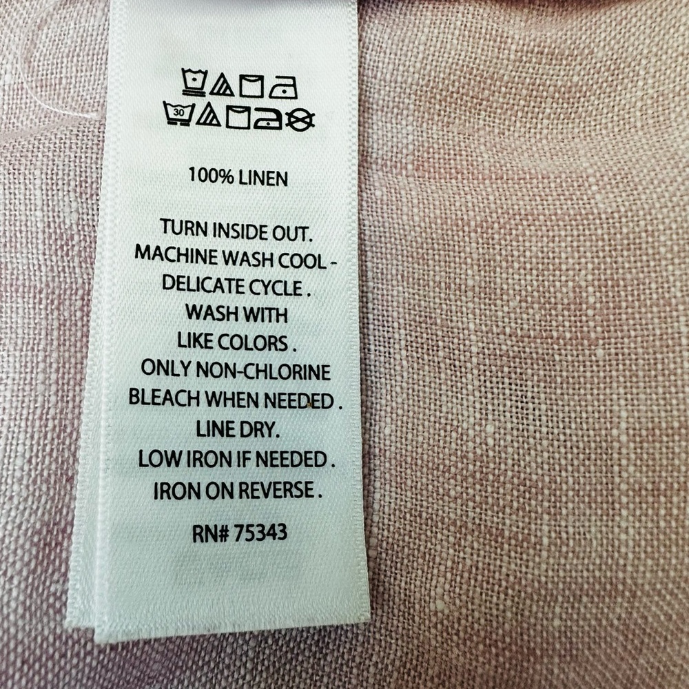 Tahari Light Pink V-Neck Blouse - Picture 3 of 4